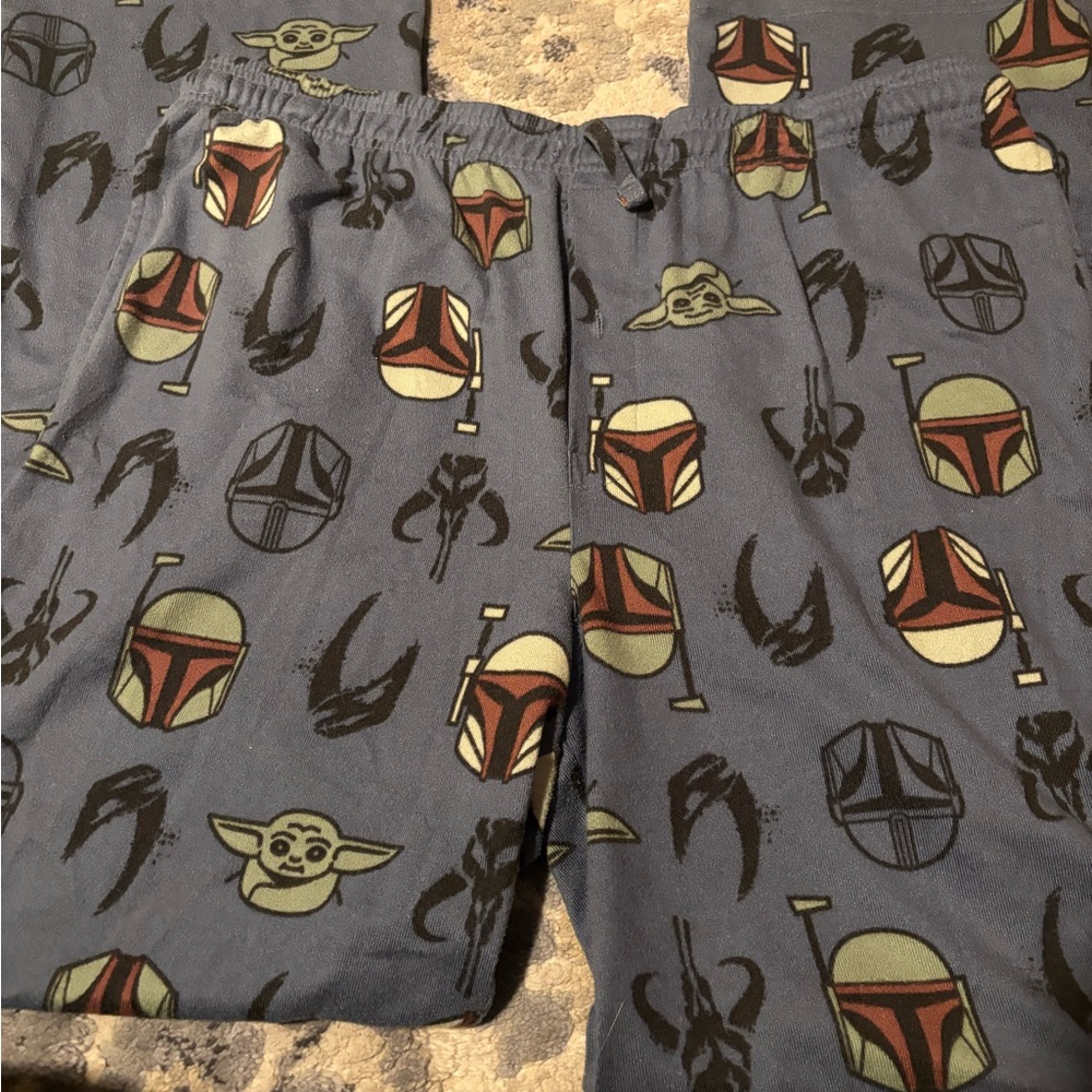 Star Wars/The Mandalorian blue pajama pants #mandalorian #starwars #pajamas